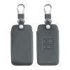Osłona kluczyka do samochodu Renault / Dacia - 4 przyciski - Keyless Go, ekoskóra, szara, 44135.73