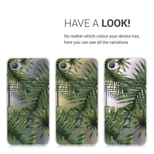 Etui do HTC Desire 12, Silikon, Zielony, 45595.01