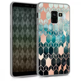   Etui do Samsunga Galaxy A8 (2018), Silikon, Wielokolorowe, 45465.02