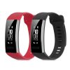 Zestaw 2 pasków do Huawei Band 2 / Band 2 Pro, kwmobile, silikon, czarny / czerwony, 43318.20