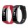 Zestaw 2 pasków do Huawei Band 2 / Band 2 Pro, kwmobile, silikon, czarny / czerwony, 43318.20