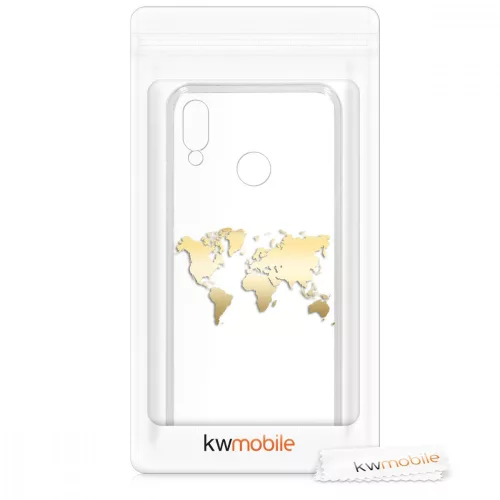 Etui do Huawei Nova 3, Silikon, Złoto, 45764.01