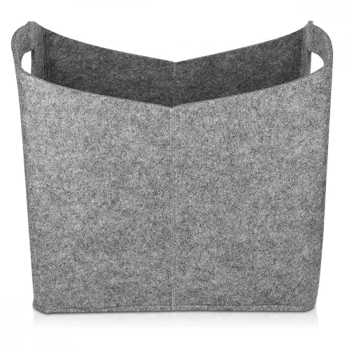 Filcowy kosz do przechowywania Navaris Basket, szary, 40 x 23 x 39,5 cm, 45832.19