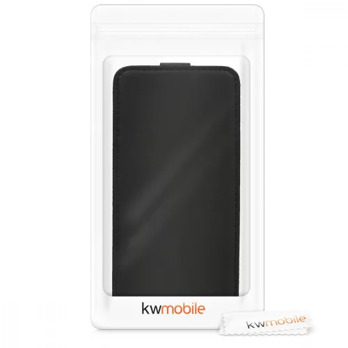 Etui do Samsunga Galaxy A6 (2018), Ekoskóra, Czarne, 45881.01