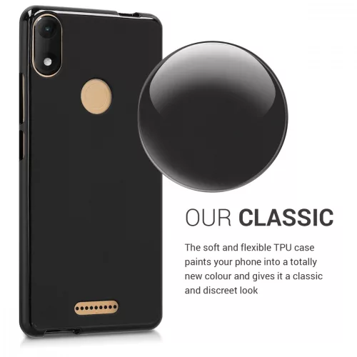 Etui na Wiko View Max, silikon, czarny, 45874.47