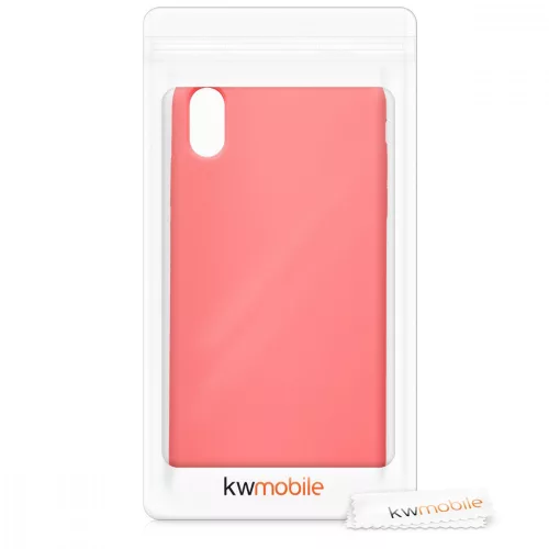 Etui do Apple iPhone XS Max, Silikon, Różowy, 45909.103