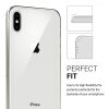 Zestaw 3 folii ochronnych do Apple iPhone XS Max, kwmobile, tył, przezroczysty, 45920.5