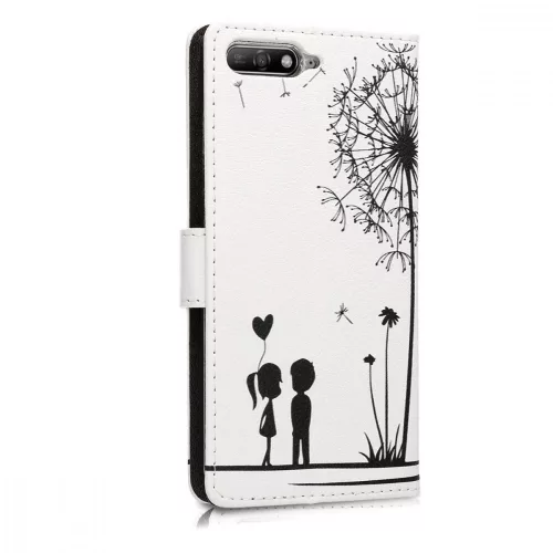 Etui do Huawei Y6 (2018), Ekoskóra, Czarne, 45923.03