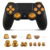 Zestaw przycisków do kontrolera PlayStation 4 Pro/PS4 Slim, Kwmobile, złoty, aluminium, 46055.21