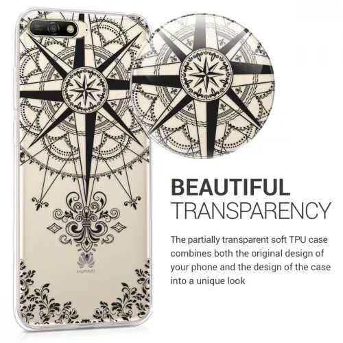 Etui do Huawei Y6 (2018), Silikon, Czarny, 44877.08