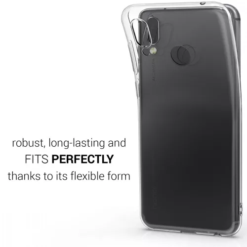Etui do Huawei Honor Play, Silikon, Przezroczysty, 46098.03