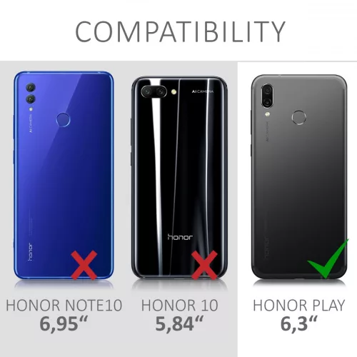 Etui do Huawei Honor Play, Silikon, Przezroczysty, 46098.03