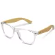 Okulary Navaris bez recepty na niebieskie światło, unisex, bambus, 46156.03