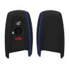 Etui na kluczyk samochodowy do BMW - 3 przyciski - Keyless Go, silikon, czarny, 46209.04