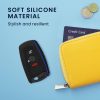 Etui na kluczyk samochodowy do BMW - 3 przyciski - Keyless Go, silikon, czarny, 46209.04