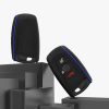 Etui na kluczyk samochodowy do BMW - 3 przyciski - Keyless Go, silikon, czarny, 46209.04