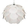 Lampa wisząca z nowoczesnym abażurem IQ Jigsaw 15,7 cali/ 40 cm, Kwmobile, Biały, 46223.02