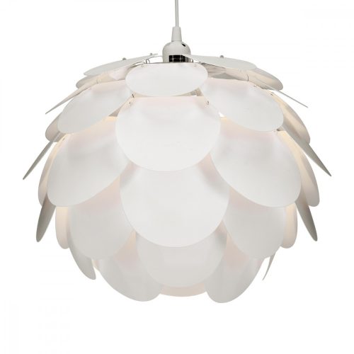 Lampa wisząca z nowoczesnym abażurem IQ Jigsaw 15,7 cali/ 40 cm, Kwmobile, Biały, 46223.02
