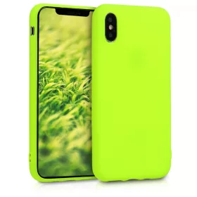   Etui do Apple iPhone X / iPhone XS, Silikon, Żółty, 46270.75