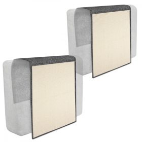   Zestaw 2x Ochrona przed zadrapaniami dla kotów, 60x45 cm, sizal, szary, 46354.19.02