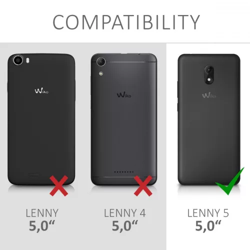 Etui do Wiko Lenny 5, Skóra ekologiczna, Brązowy, 46462.01