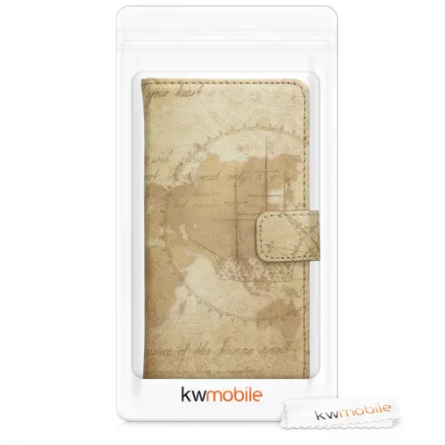 Etui do Wiko Lenny 5, Skóra ekologiczna, Brązowy, 46462.01