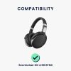 Zestaw 2 poduszek nausznych do słuchawek Sennheiser HD 4.50 BTNC, Kwmobile, czarny, eko skóra, 46414.01