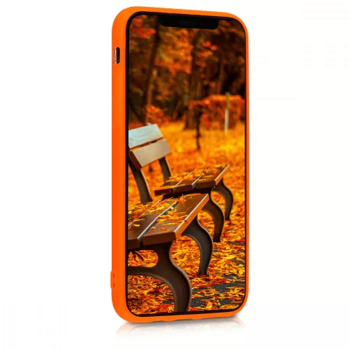 Etui do Apple iPhone X / iPhone XS, Silikon, Pomarańczowy, 46270.69