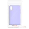 Etui do Apple iPhone X / iPhone XS, Silikon, Fioletowy, 46313.108
