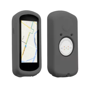   Etui ochronne do GPS Garmin Edge 1030/Edge 1030 Plus, Kwmobile, Szary, Silikon, 43314.22
