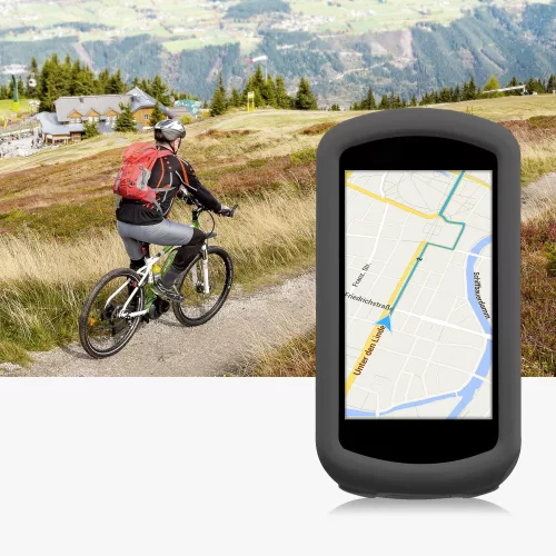 Etui ochronne do GPS Garmin Edge 1030/Edge 1030 Plus, Kwmobile, Szary, Silikon, 43314.22