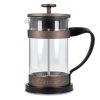 Cafetiera cu piston Navaris retro, 600 ml, sistem cu 3 filtre, sticla borosilicata, 46547.01.02