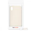 Etui do Apple iPhone XS Max, Silikon, Beżowy, 45909.16
