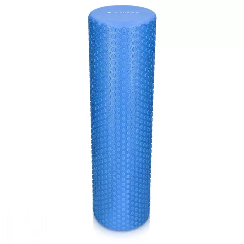 Wałek do pilatesu Navaris, 90 x 15 cm, niebieski, 45380.04