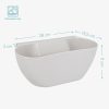 Zestaw 2x Kosz na śmieci kuchenne, 4 litry, 29 x 12 x 11 cm, 46978.01