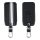 Osłona kluczyka do samochodu Renault / Dacia - 4 przyciski - Keyless Go, ekoskóra, czarna, 44637.11