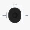 Zestaw 2 poduszek nausznych do słuchawek Logitech H800, Kwmobile, czarny, pianka zapamiętująca kształt, 47093.01