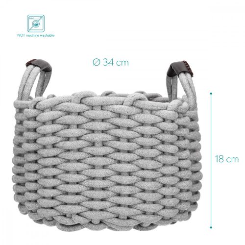 Tkaninowy kosz dla kota z poduszką, 47064.1