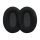 Zestaw 2 poduszek nausznych do słuchawek Sennheiser HD580/HD600/HD650, Kwmobile, czarny, tekstylny, 47098.01