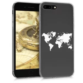   Etui do Apple iPhone 8 Plus / iPhone 7 Plus, Silikon, Biały, 45352.02