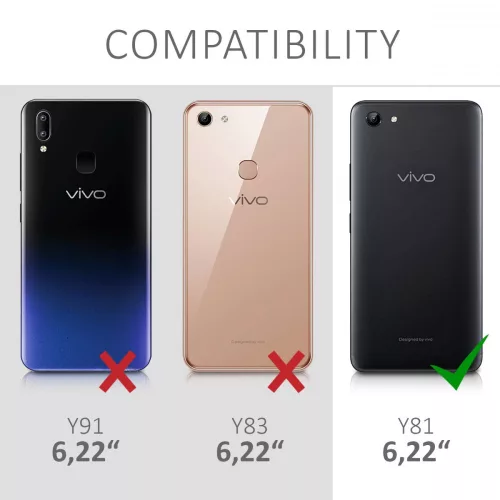 Etui do Vivo Y81, Silikon, Różowy, 47263.01