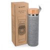 Butelka na herbatę 500 ml, z zaparzaczem, przezroczysta, 45888.2.01