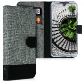   Pokrowiec na Motorolę Moto G7 / Moto G7 Plus, Tekstylny, Szary, 47487.01