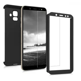   Etui do Samsunga Galaxy A6 (2018), Poliwęglan, Czarny, 46337.68