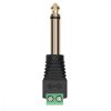 Zestaw 2 adapterów audio/wideo z 2 biegunami 3,5 mm, Kwmobile, czarny/zielony, metal, 45685.07