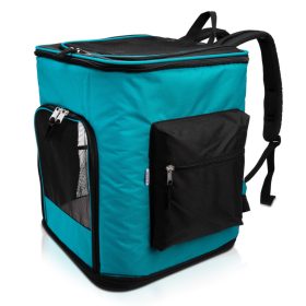   Rucsac transport animale Navaris, 41x34.5x43 cm, pentru caini/pisici pana la 12 kg, gri, 47550.37