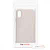 Etui do Apple iPhone X / iPhone XS, Silikon, Beżowy, 46313.11