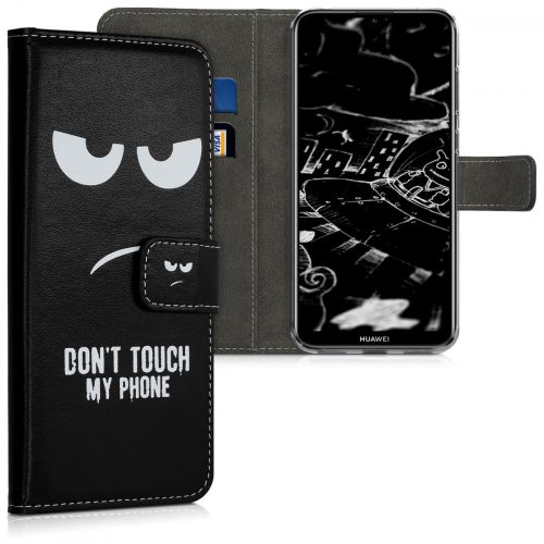 Etui do Huawei Y7 (2019) / Y7 Prime (2019), Ekoskóra, Czarny, 47664.01