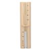 Clepsidra Sauna Navaris, 29.5x7.5x4 cm, Lemn Pin, Rezistenta Caldura, 47800.02