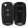 Osłona kluczyka do samochodu VW / Skoda / Seat - 3 przyciski, plastik, czarna, 47855.01